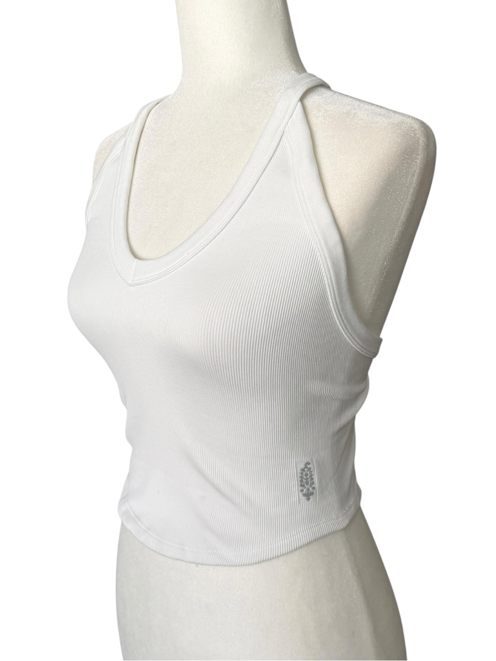 Free People FP Movement All Clear Ribbed V-Neck Cami Racerback M/L - Picture 5 of 8